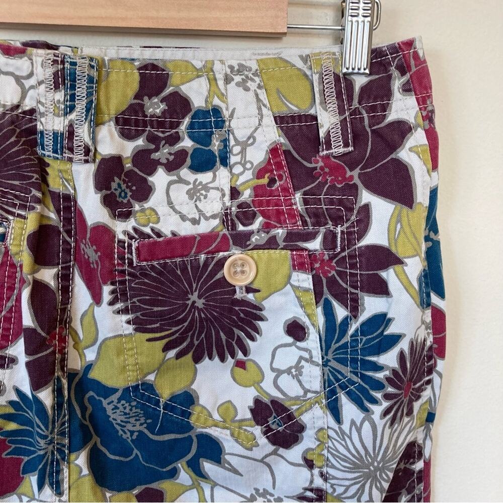 Eddie Bauer Vintage Y2K Floral Denim Skirt Size 8 - Picture 4 of 8